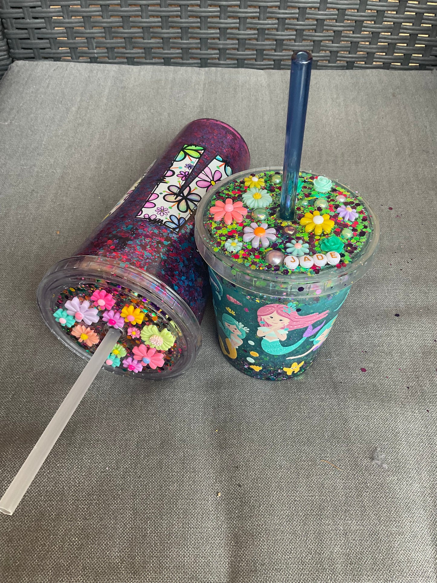 Les gobelets à paillettes à personnaliser