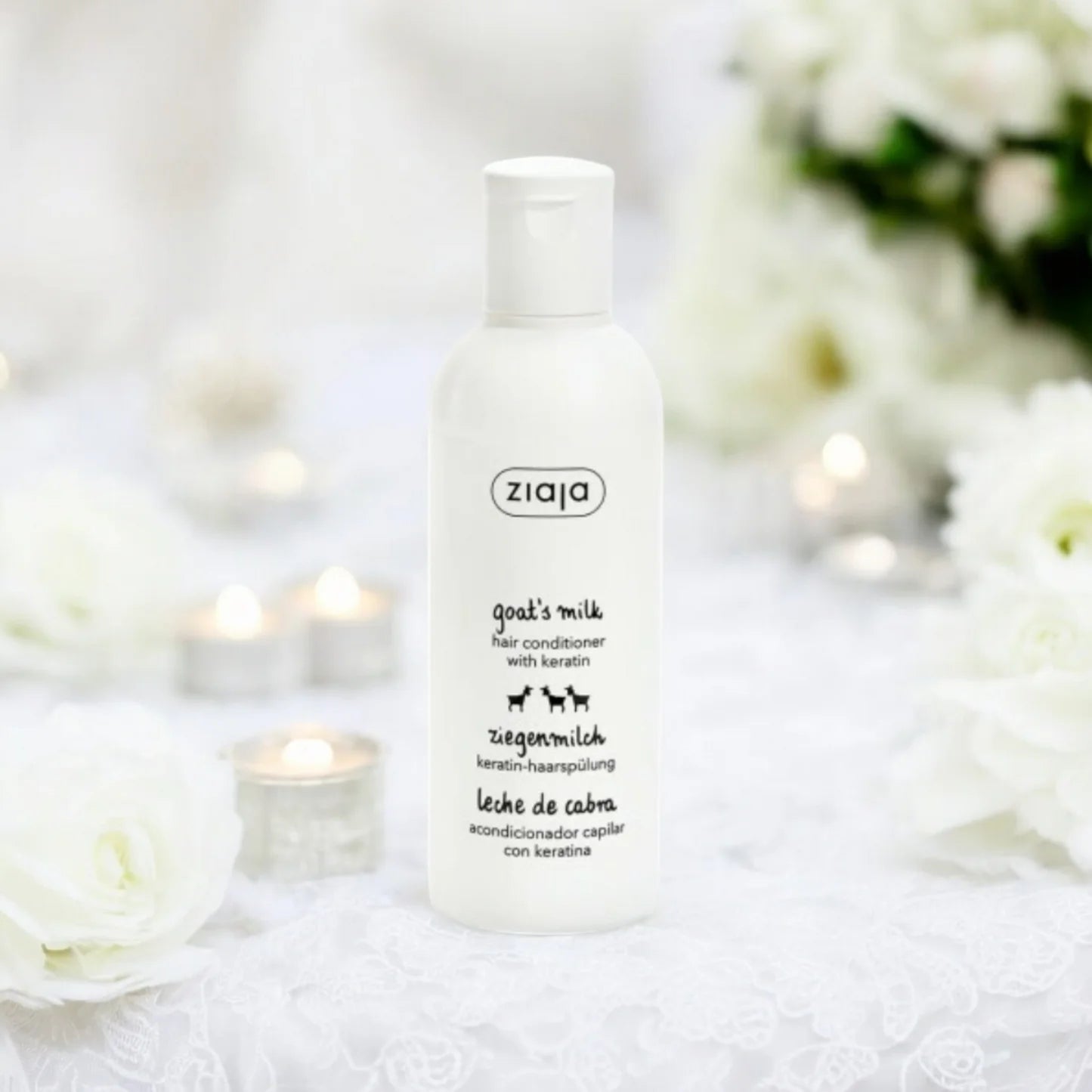 Après-Shampoing Réparateur à la Kératine et au Lait de Chèvre