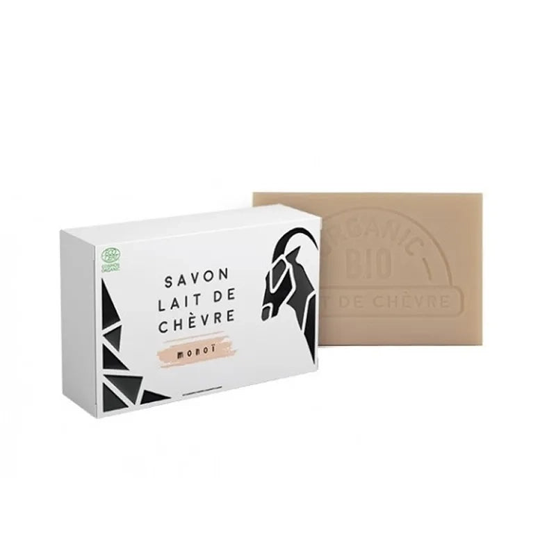 Savon au lait de chèvre bio - Parfum Monoï