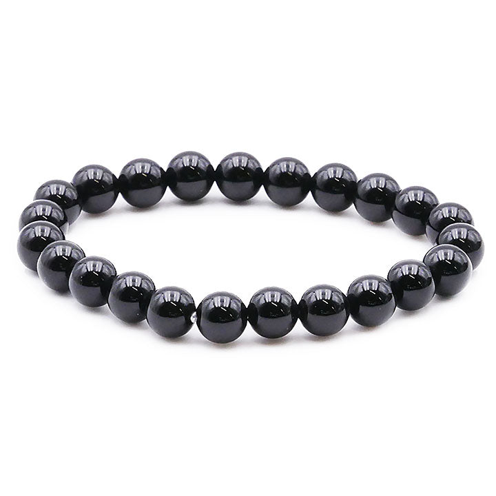 Le bracelet obsidienne noire 8mm A