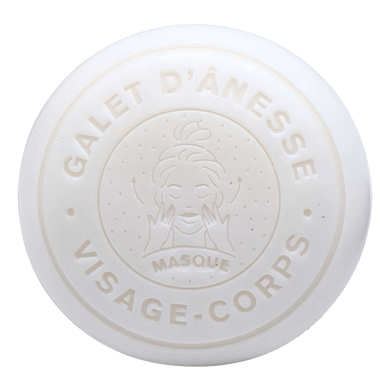Galet Masque lait d'ânesse et Argile Blanche