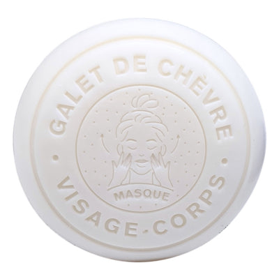Galet Masque lait de chèvre et Argile Blanche