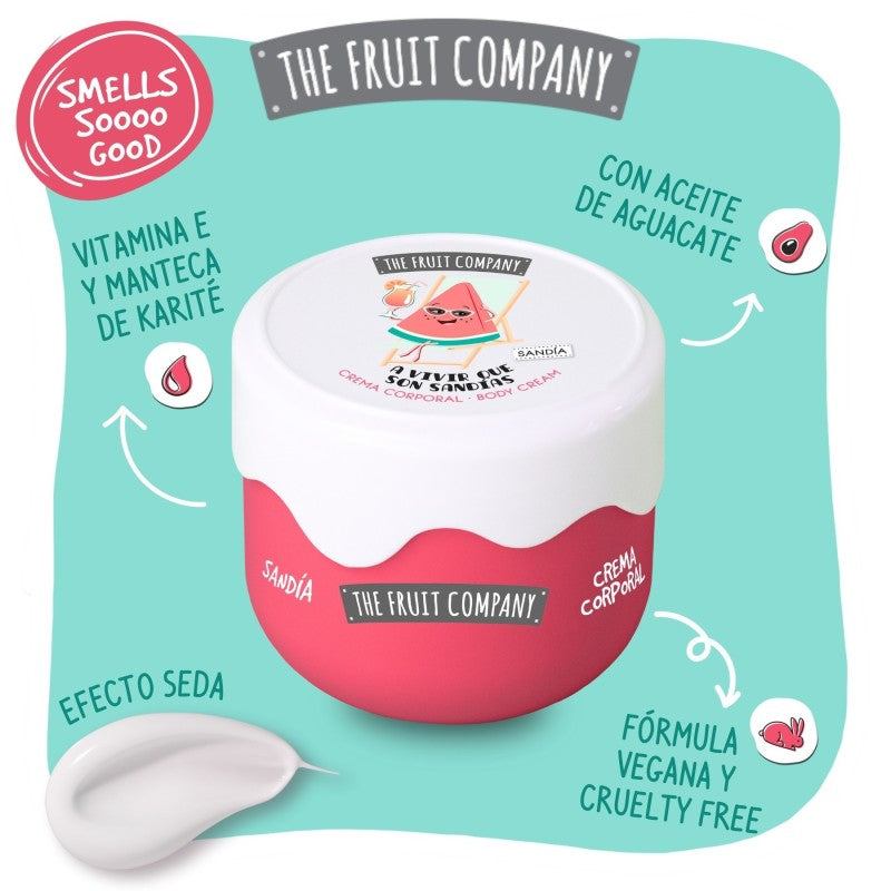 Crème pour le Corps à l'Effet Soyeux à la Pastèque