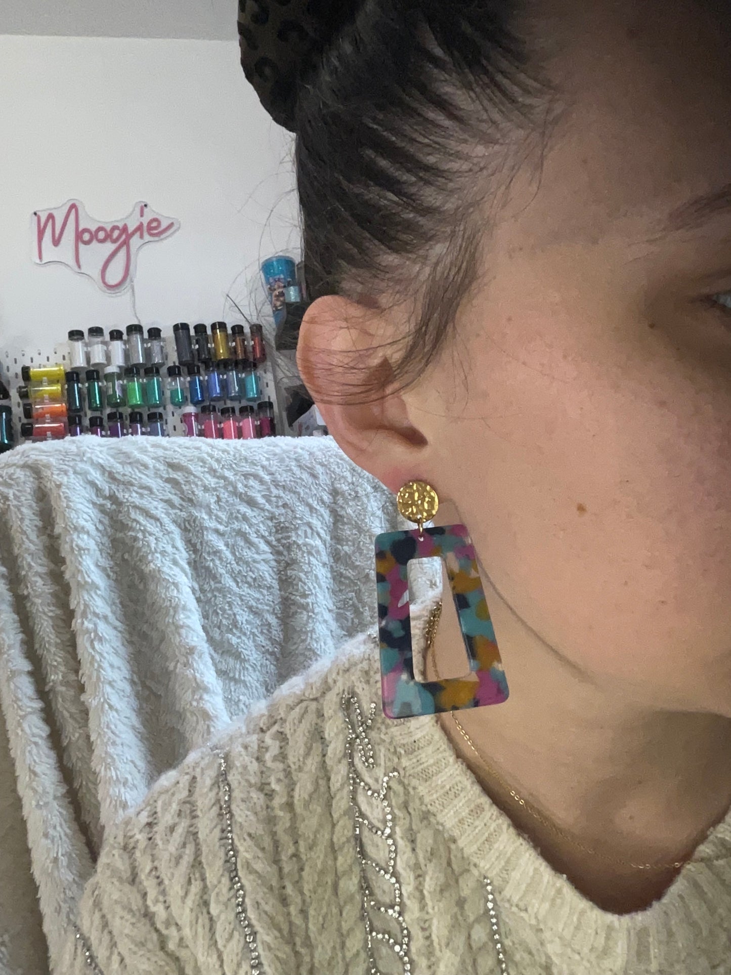 Les boucles d’oreilles « Louna »