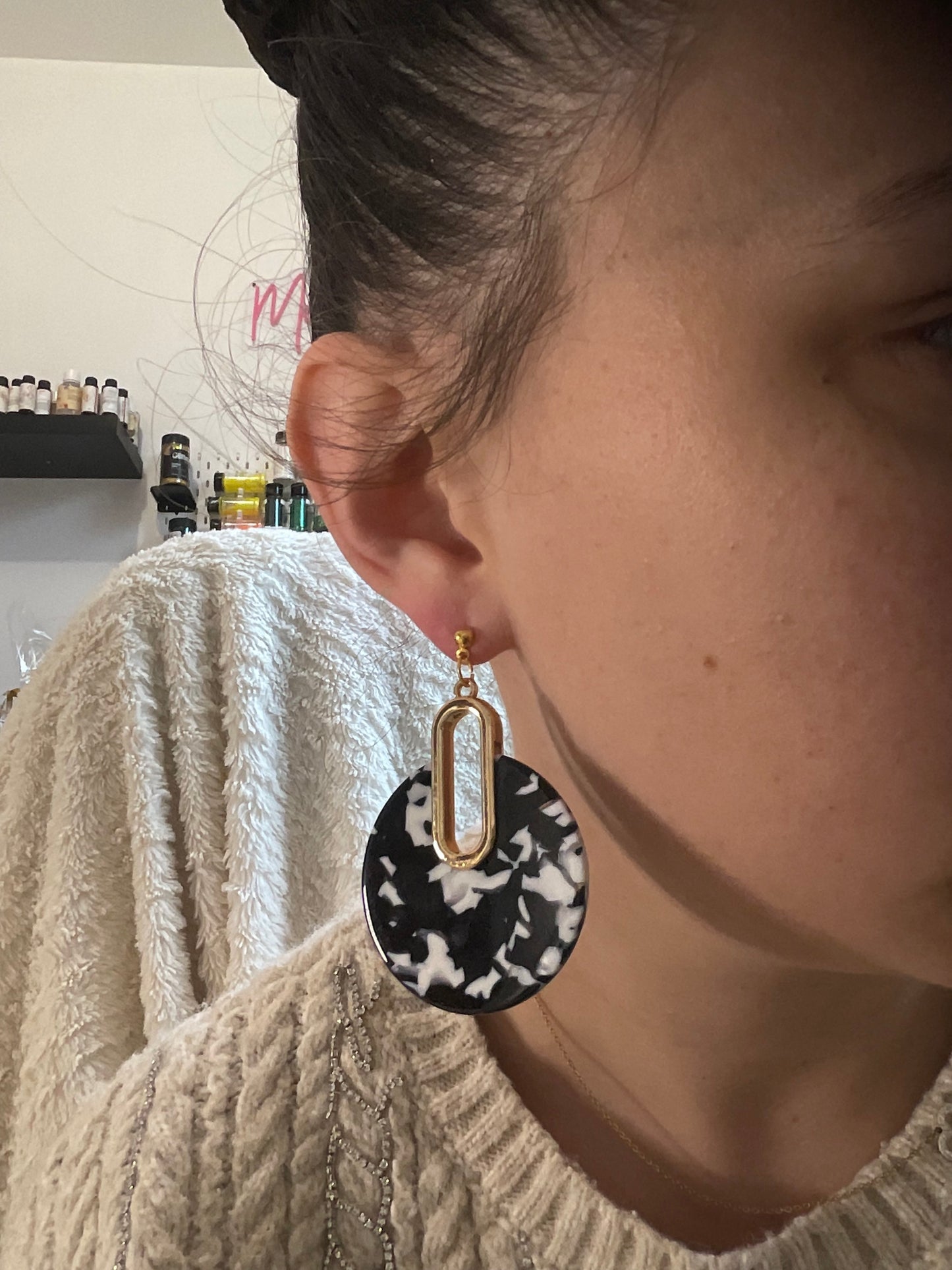 Les boucles d’oreilles « Louna »