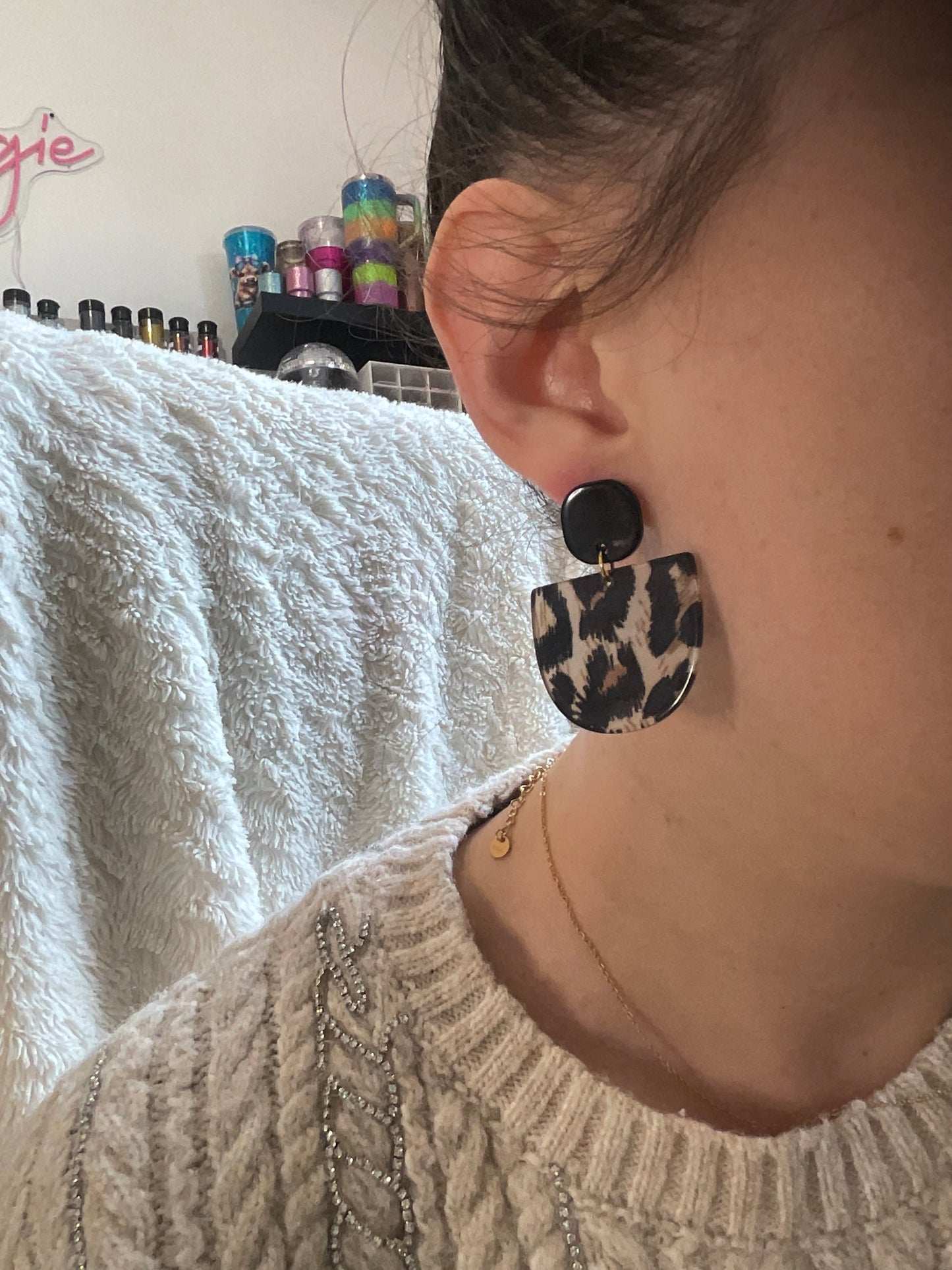 Les boucles d’oreilles « Romy »