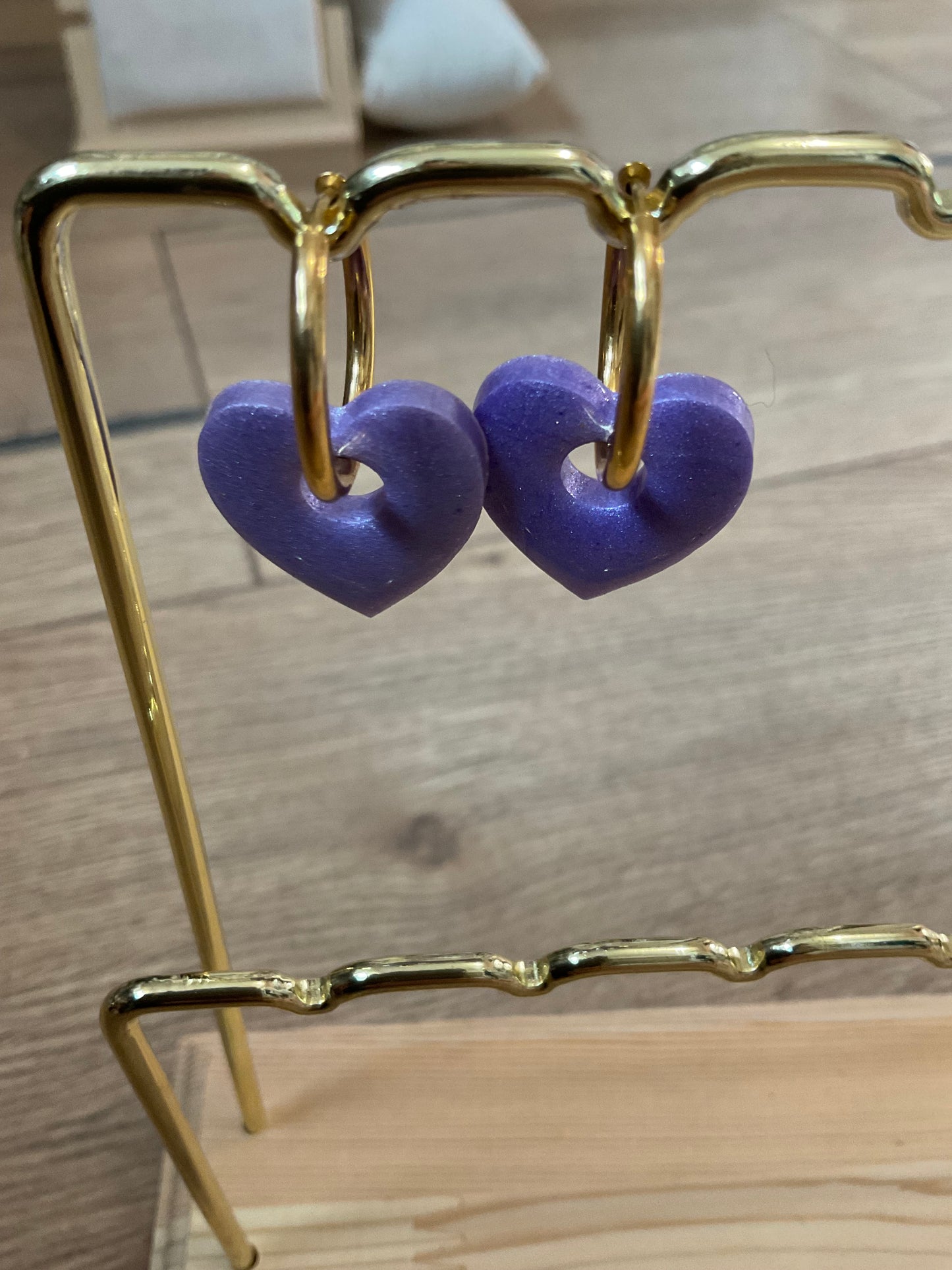Les boucles d’oreilles « cœur »