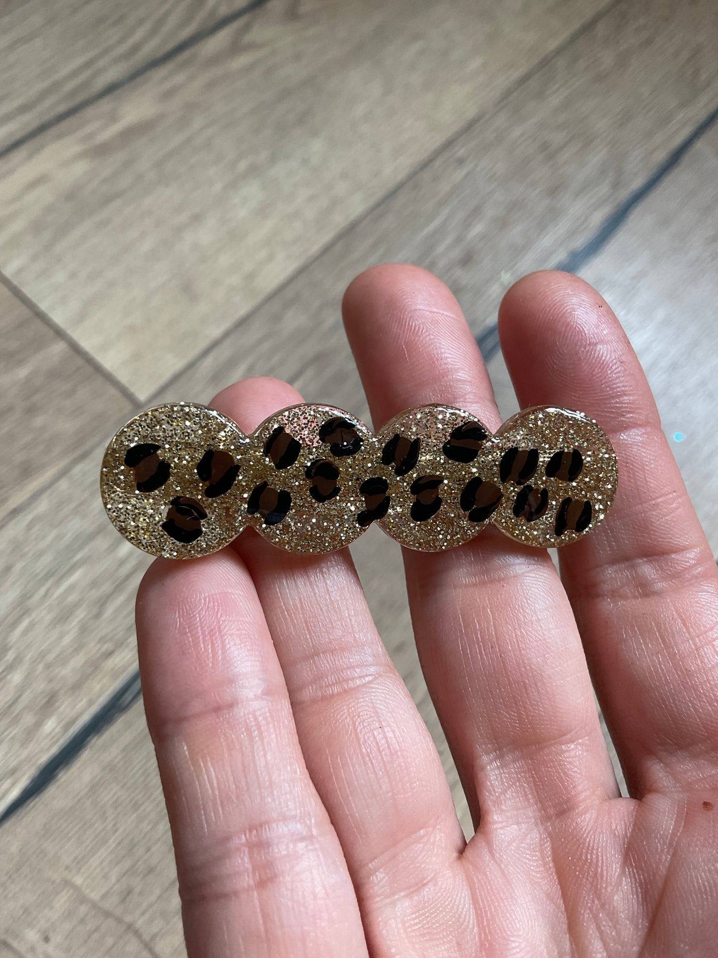 Les barrettes léopards