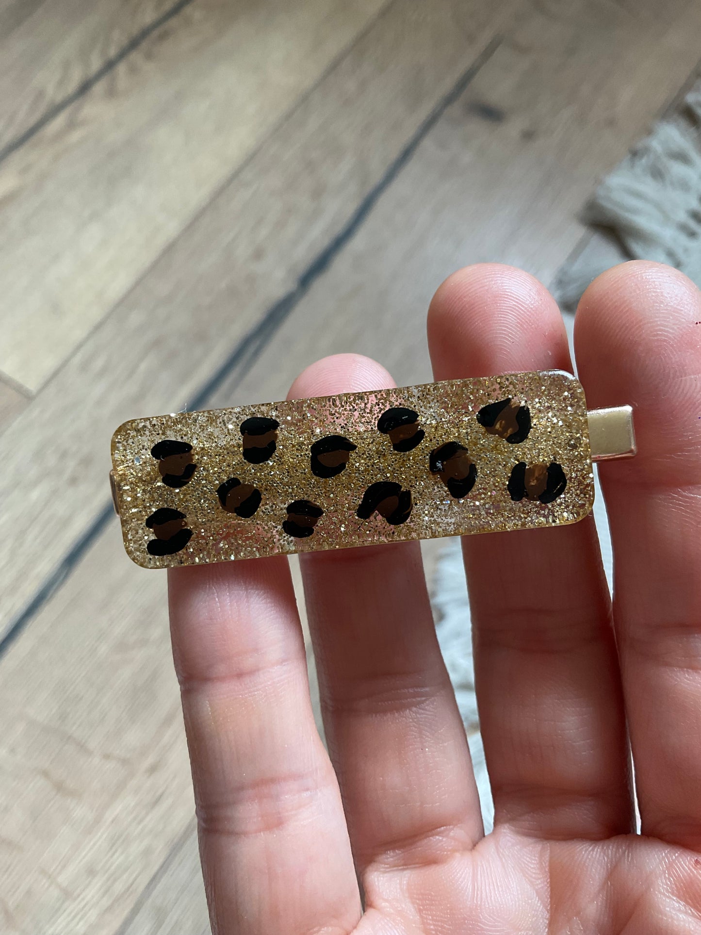 Les barrettes léopards