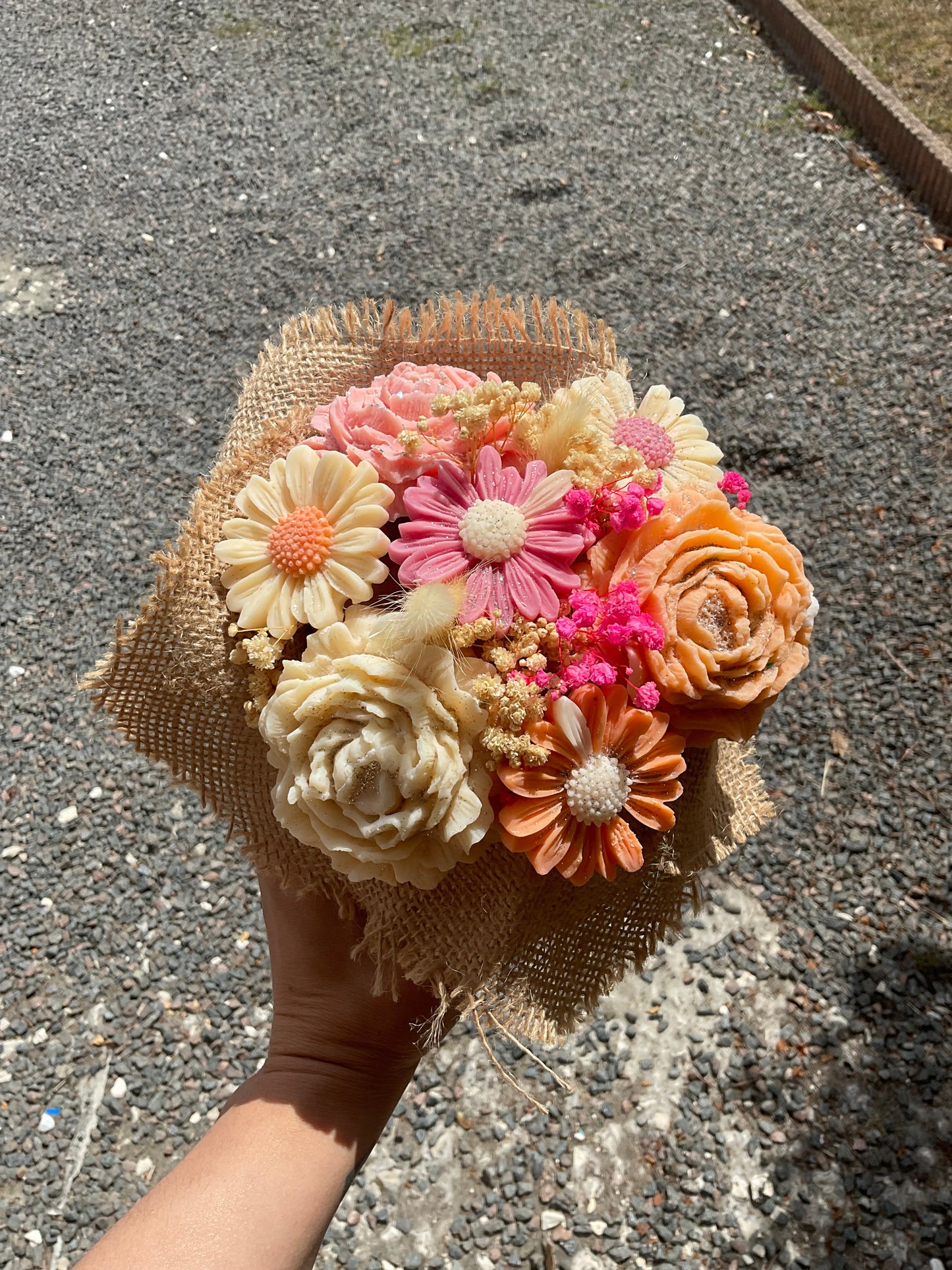 Le Bouquet éternel - Monoï Fraise
