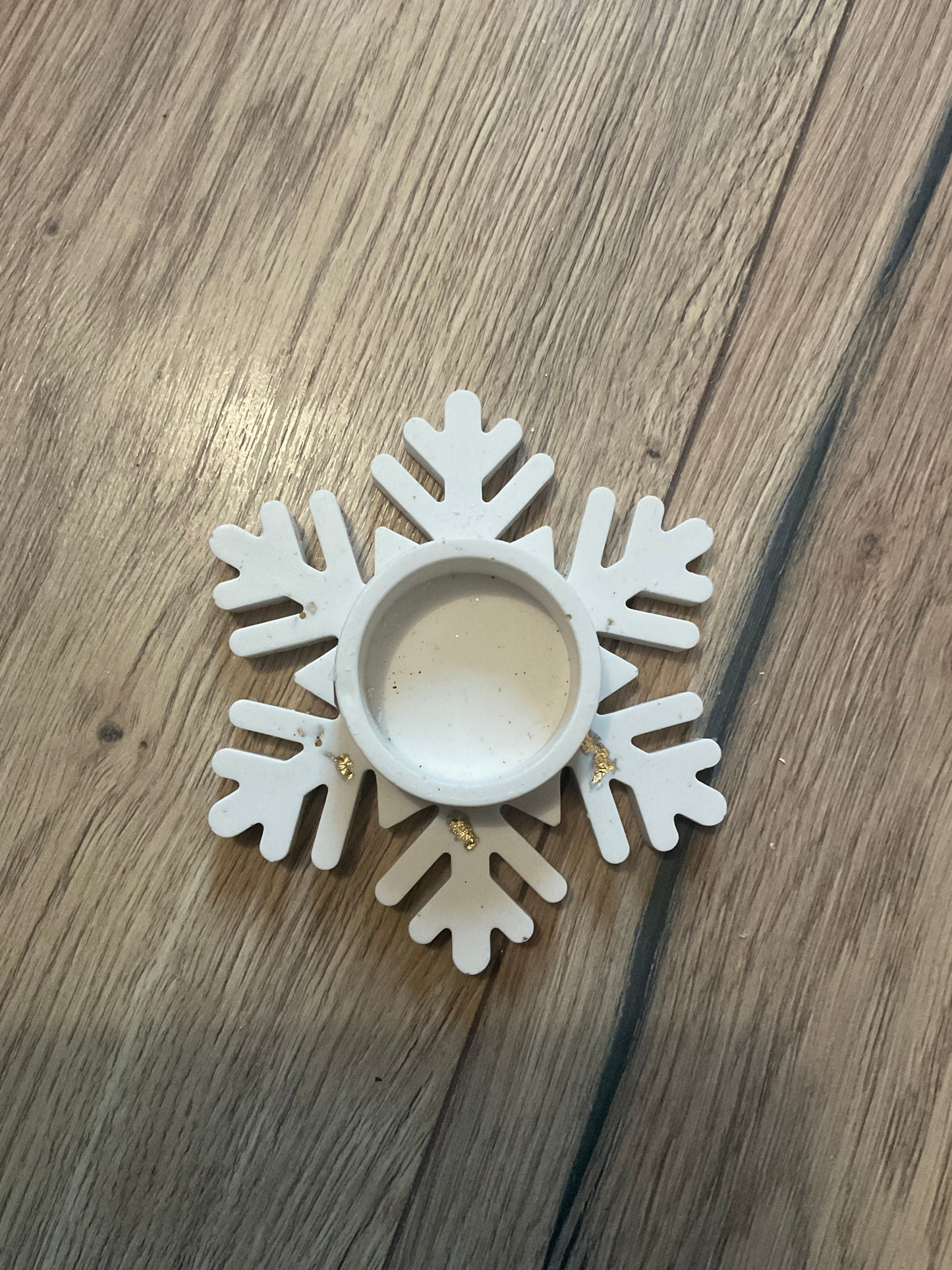 Les flocons de neige porte chauffe plat
