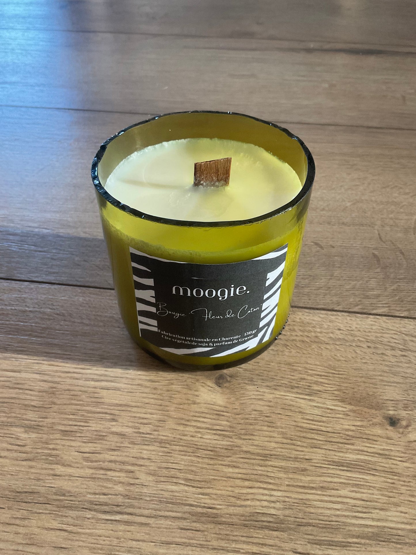 Les Bougies vin recyclé
