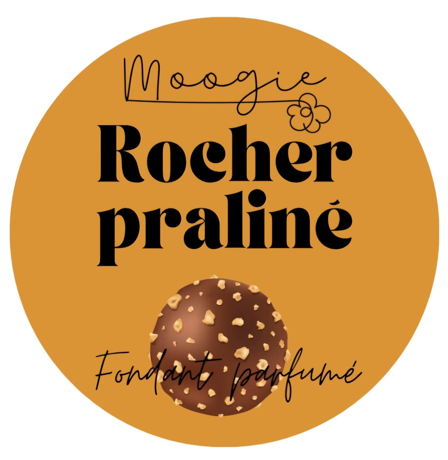 Fondant parfumé- Rocher praliné