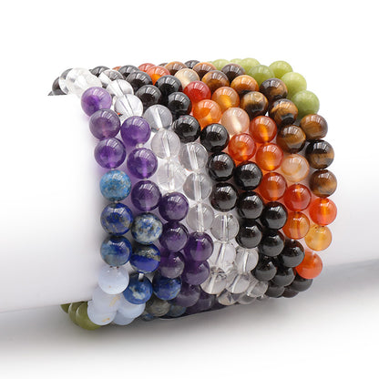 Le bracelet boule 8mm 7 chakras A