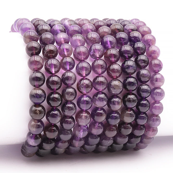 Le bracelet Améthyste boule 8mm AA