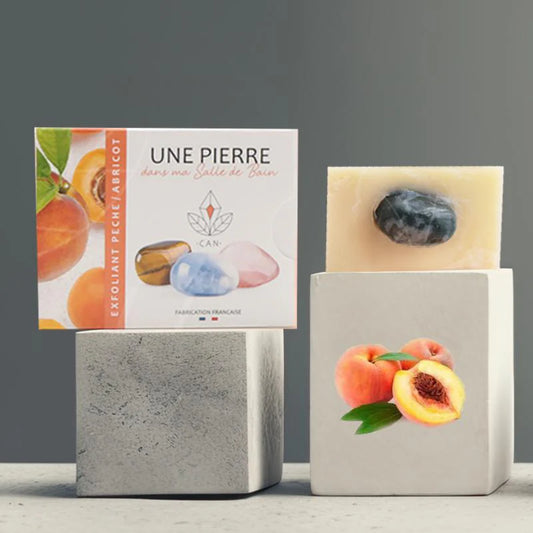 Le savon lithothérapie - exfoliant abricot