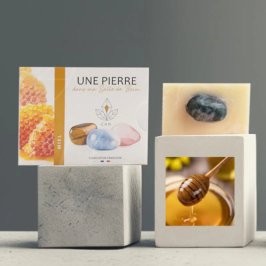 Le savon lithothérapie - Miel