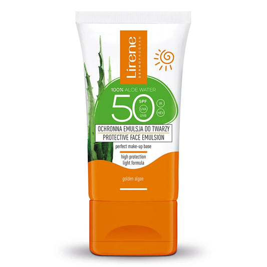 Crème Visage Protectrice & Hydratante à l'Aloe Vera SPF 50