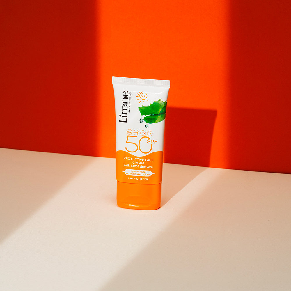 Crème Visage Protectrice & Hydratante à l'Aloe Vera SPF 50