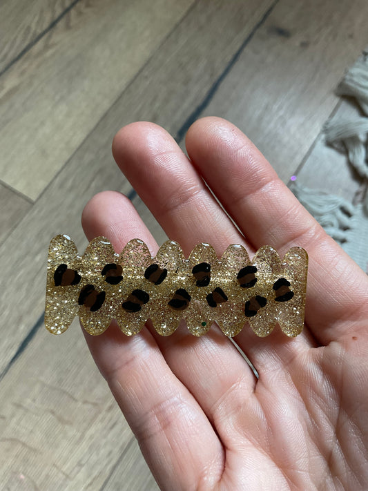 Les barrettes léopards