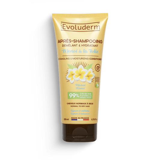 Après shampoing démêlant & hydratant au Monoï