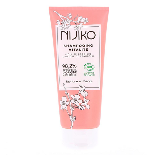 Shampoing cheveux normaux - Noix de coco bio & Vinaigre de framboise
