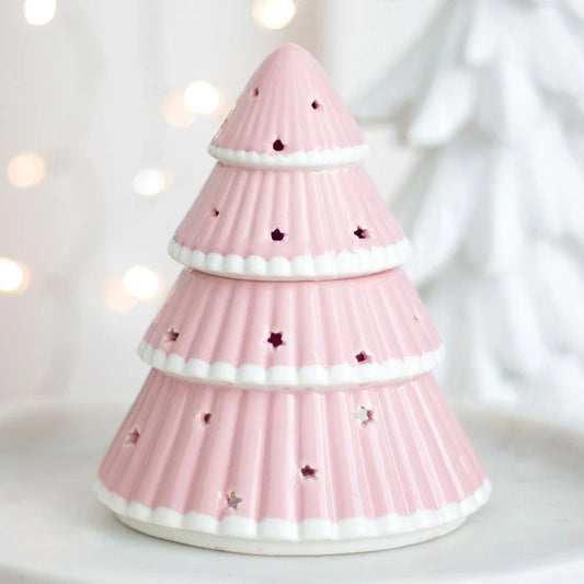 Brûle-parfum sapin rose