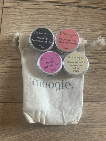 Les bougies échantillons « inspirations »