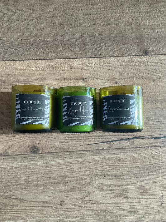 Les Bougies vin recyclé