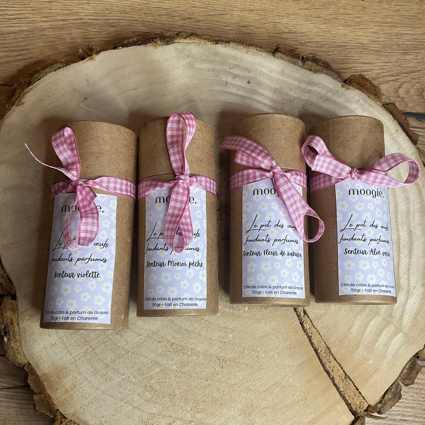 Les pots d’oeufs parfumés