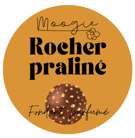 Fondant parfumé- Rocher praliné