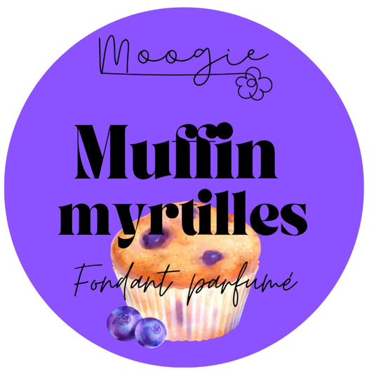 Fondant parfumé - Muffin myrtille