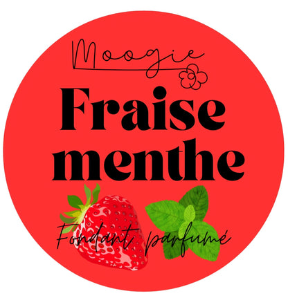Fondant parfumé- Fraise et menthe
